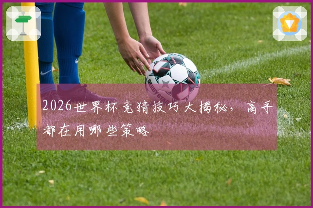 2026世界杯竞猜技巧大揭秘，高手都在用哪些策略